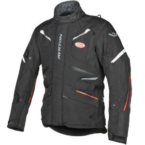 Chaqueta de moto Ayrton Trail Jawa negra y roja