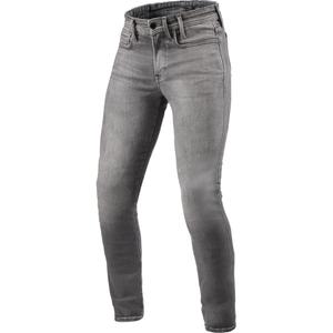 Pantalones vaqueros de moto Revit Piston 3 Skinny Extra Cropped, color gris lavado