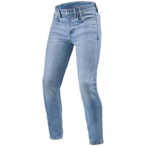 Pantalones vaqueros de moto Revit Piston 3 Skinny Light Blue Extra Cropped
