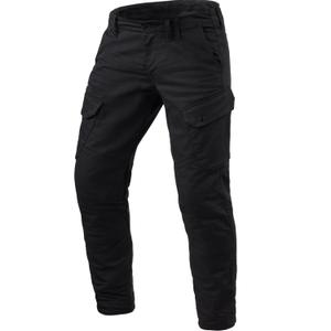 Pantalones vaqueros de moto Revit Cargo 2 TF Extra Cropped negros
