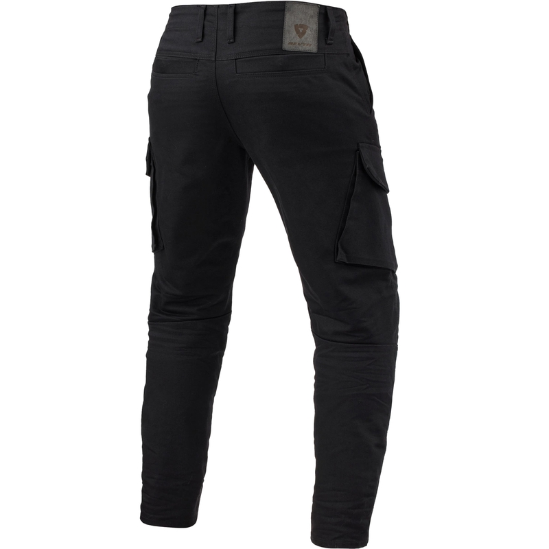 Pantalones vaqueros de moto Revit Cargo 2 TF Extra Cropped negros