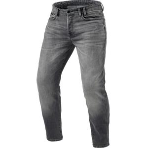 Pantalones vaqueros de moto Revit Ortes TF Extra Croped, color gris lavado