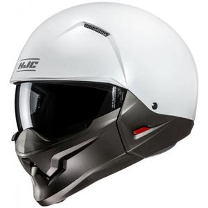 Casco abierto con máscara HJC i20N Blanco perla sólido