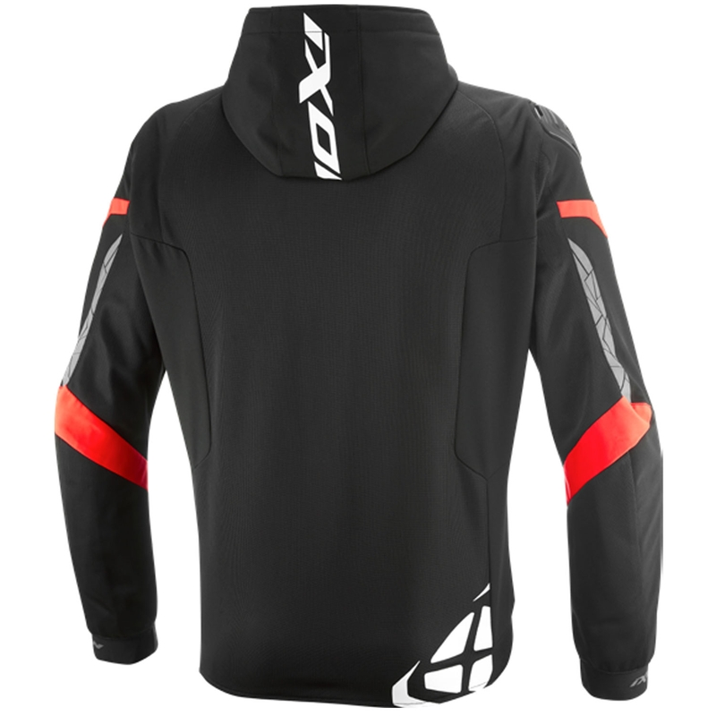 Chaqueta de moto IXON Pulsion Air negra-blanca-roja