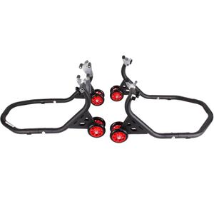 Juego de soportes para motocicleta R-TECH EVO (delantero + trasero con ruedas)