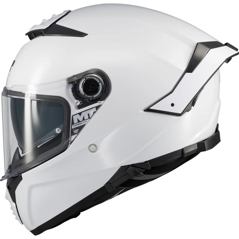 Casco integral de moto MT Thunder 4 SV Pure A0 blanco