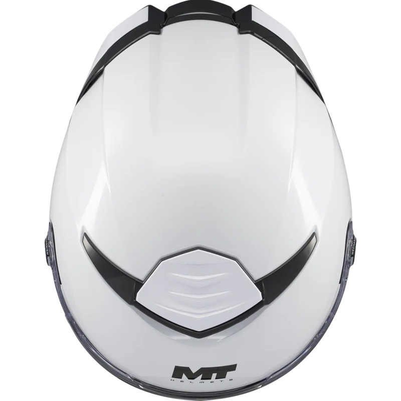 Casco integral de moto MT Thunder 4 SV Pure A0 blanco