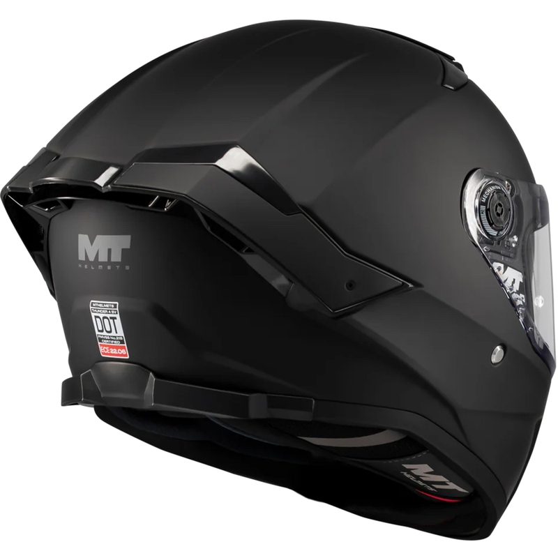Casco integral de moto MT Thunder 4 SV Pure A1 negro mate