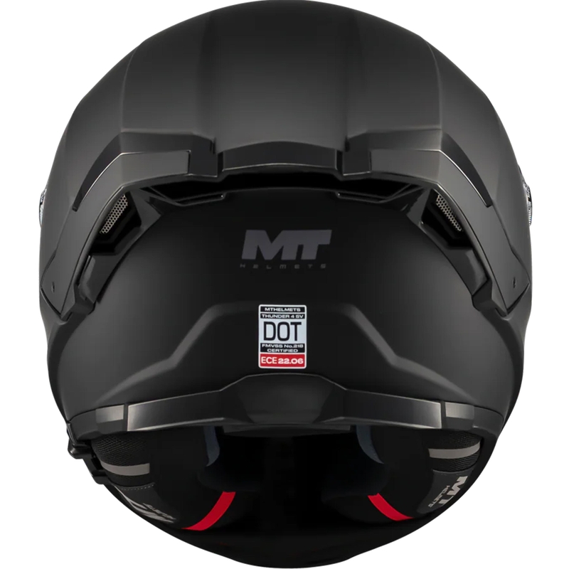 Casco integral de moto MT Thunder 4 SV Pure A1 negro mate
