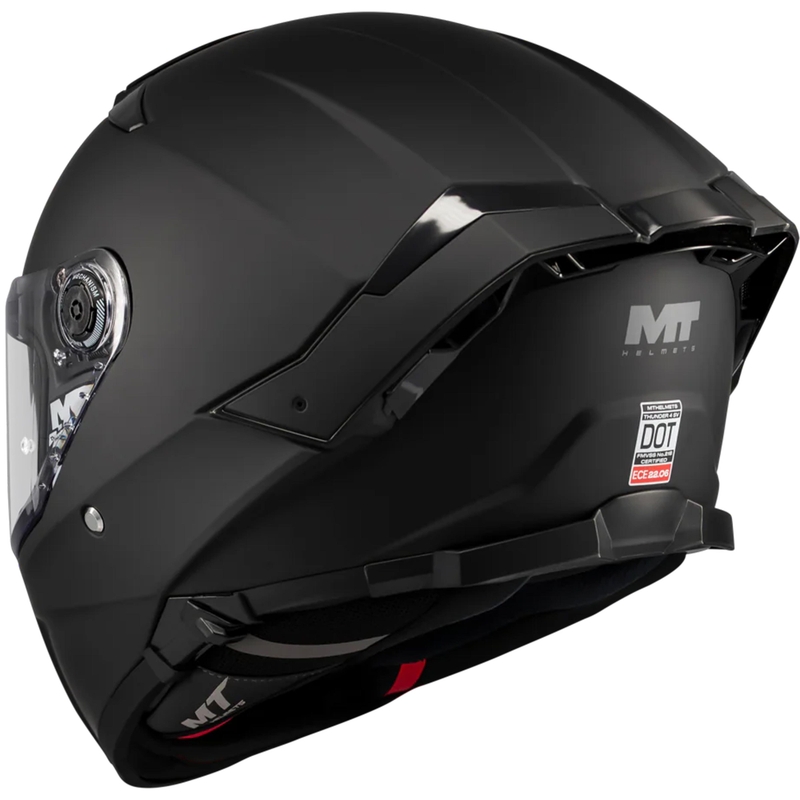 Casco integral de moto MT Thunder 4 SV Pure A1 negro mate