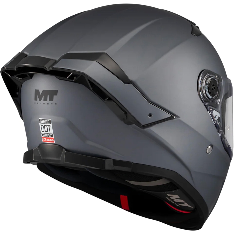Casco integral de moto MT Thunder 4 SV Pure A2 gris mate
