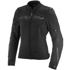 Chaqueta de moto para mujer IXON Meteor 31 Lady negra