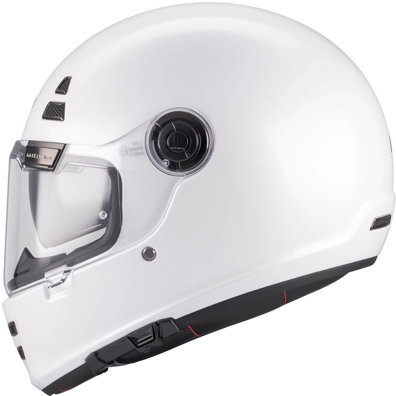 Casco integral de moto MT Jarama SV Pure A0 blanco