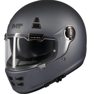 Casco integral de moto MT Jarama SV Pure A2 gris mate