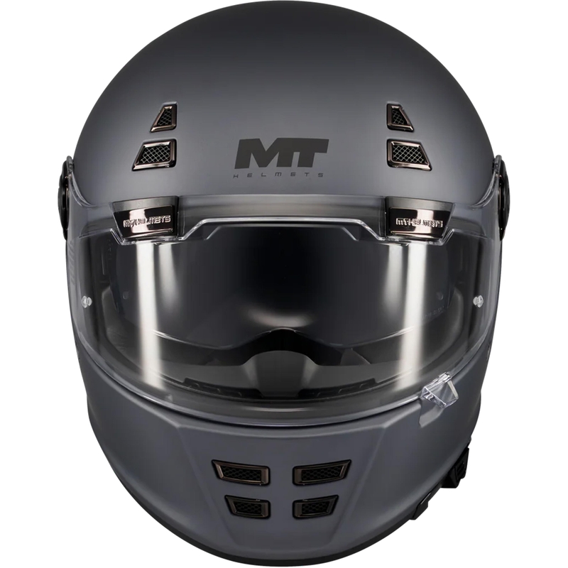 Casco integral de moto MT Jarama SV Pure A2 gris mate