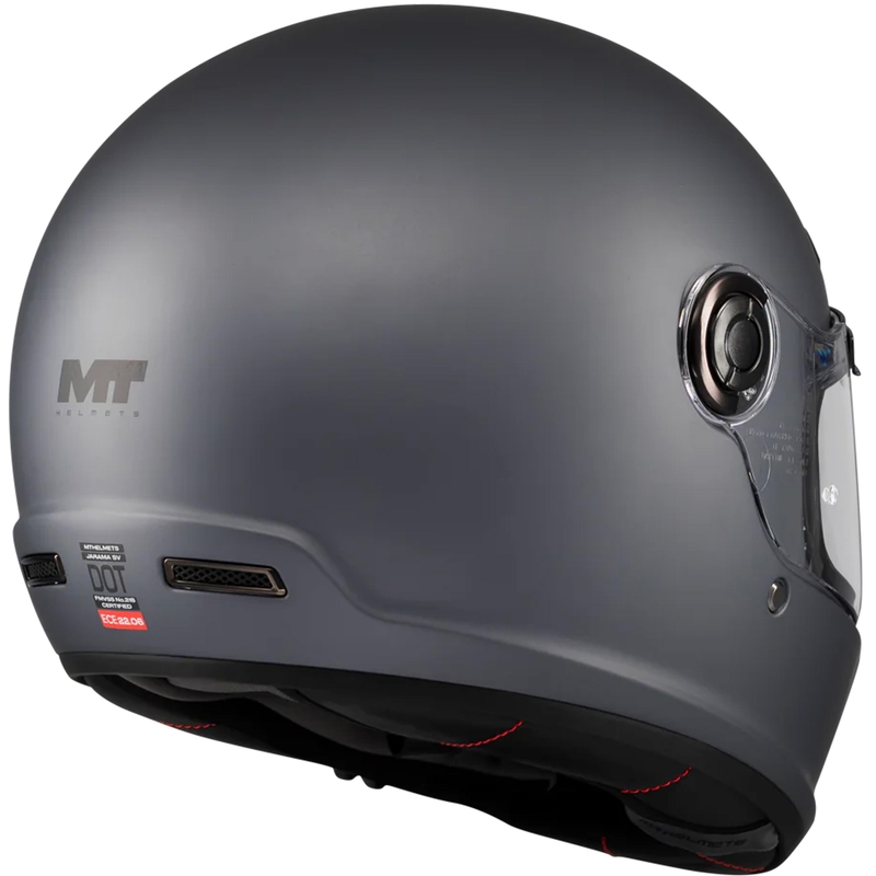 Casco integral de moto MT Jarama SV Pure A2 gris mate