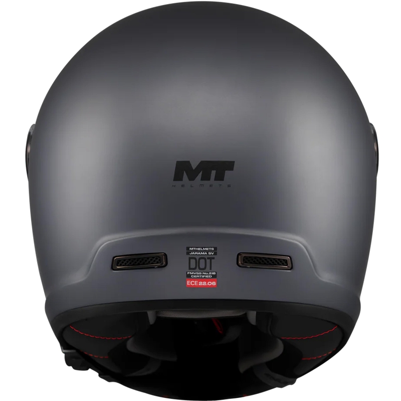 Casco integral de moto MT Jarama SV Pure A2 gris mate