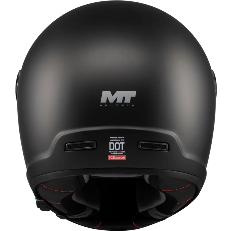 Casco integral de moto MT Jarama SV Pure A1 negro mate