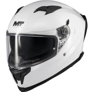 Casco de moto integral MT Braker SV Pure A0 blanco