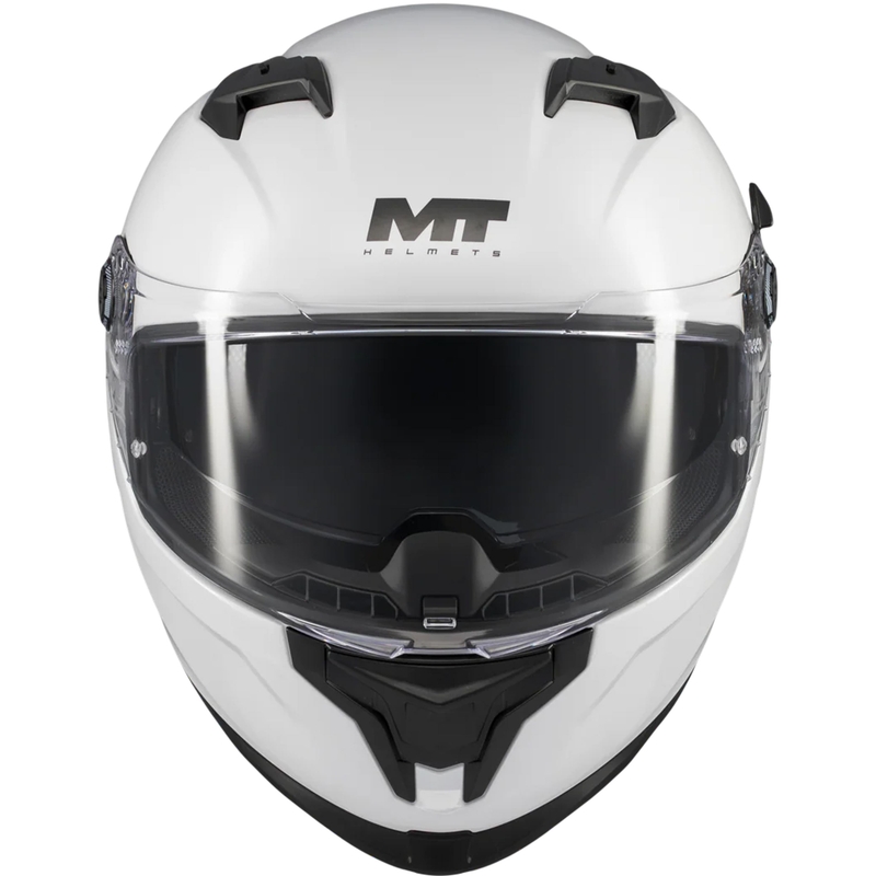 Casco de moto integral MT Braker SV Pure A0 blanco