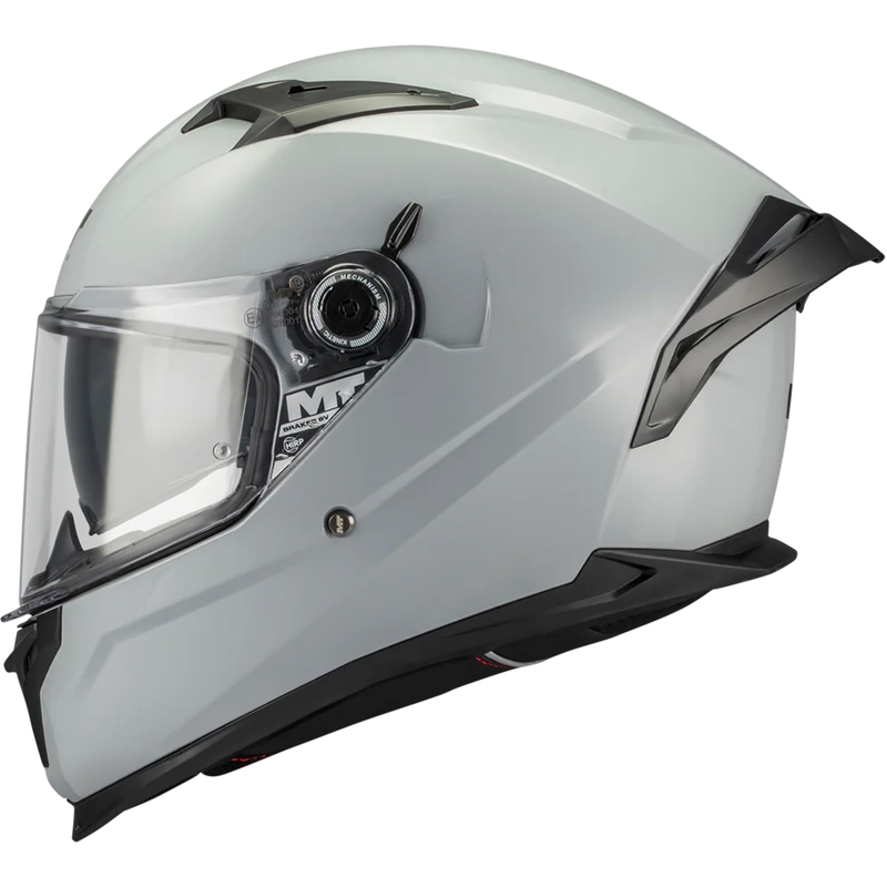 Casco de moto integral MT Braker SV Pure A12 gris