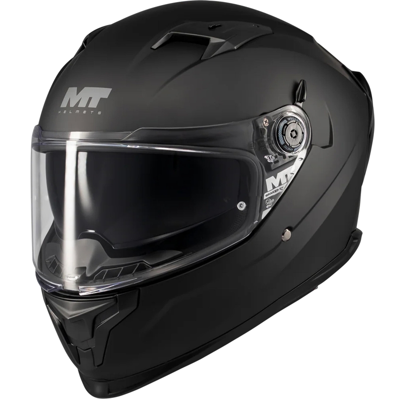 Casco de moto integral MT Braker SV Pure A1 negro mate