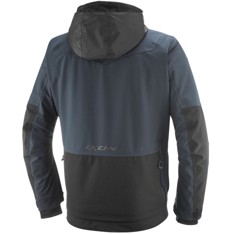 Chaqueta de moto IXON Asgard azul y negra