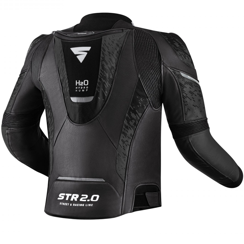 Chaqueta de moto Shima STR 2.0 negra-gris