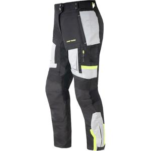 Pantalón de moto Street Racer Hilax Black-Gray-Fluo Yellow para mujer