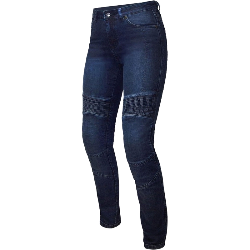 Pantalones vaqueros de moto para mujer Ozone Agness II azules