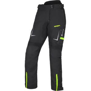 Pantalón moto mujer RSA EXO 2 negro-amarillo fluo