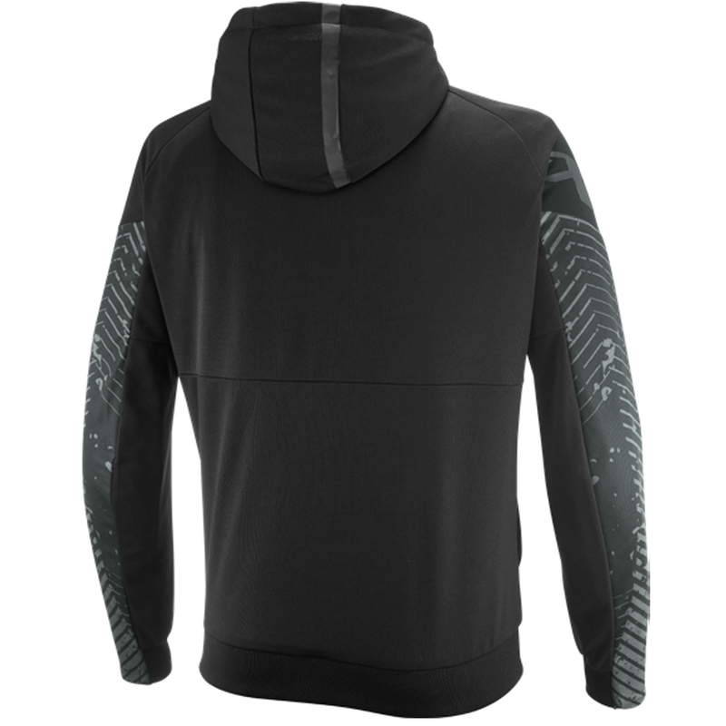 Sudadera de moto IXON Touchdown Air negra-rojo flúor