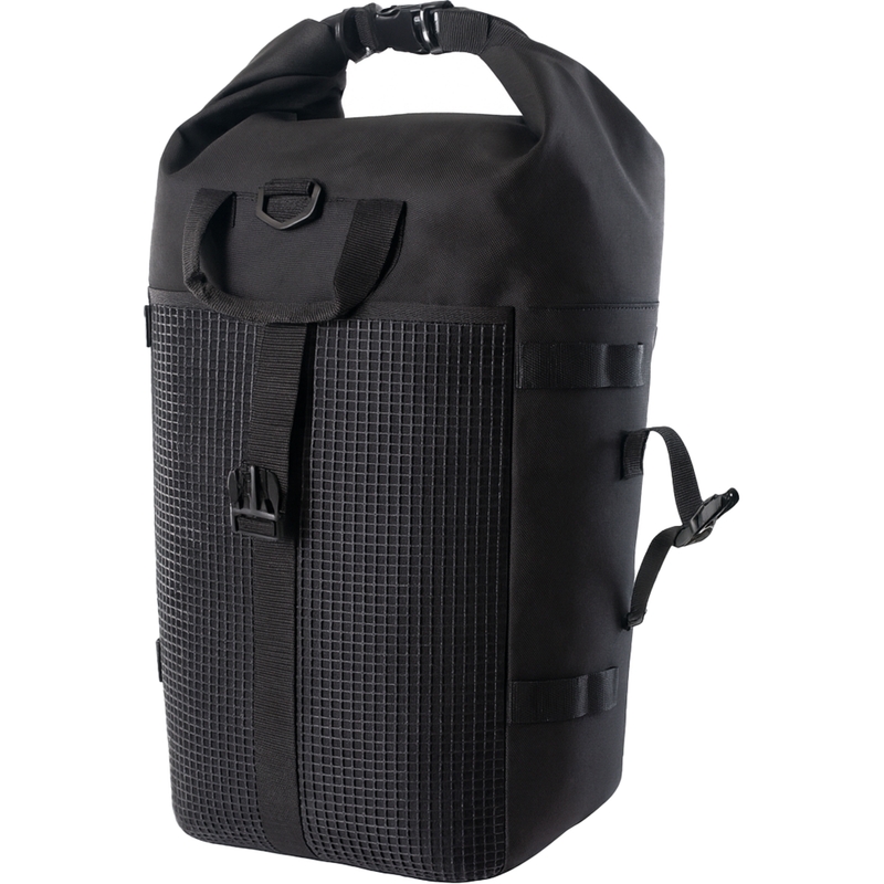 Bolsa impermeable para motocicleta MotoZem DryBag negra 27,5 l