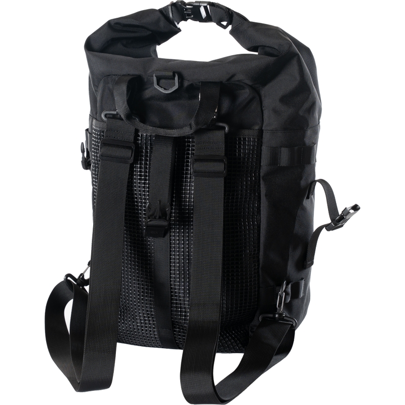 Bolsa impermeable para motocicleta MotoZem DryBag negra 27,5 l