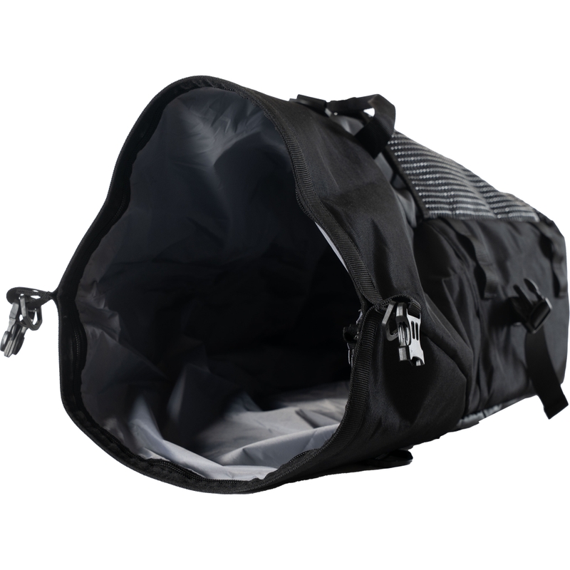 Bolsa impermeable para motocicleta MotoZem DryBag negra 27,5 l