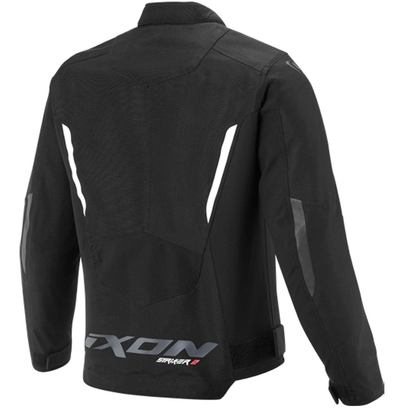 Chaqueta de moto infantil IXON Striker 2 negro-blanco