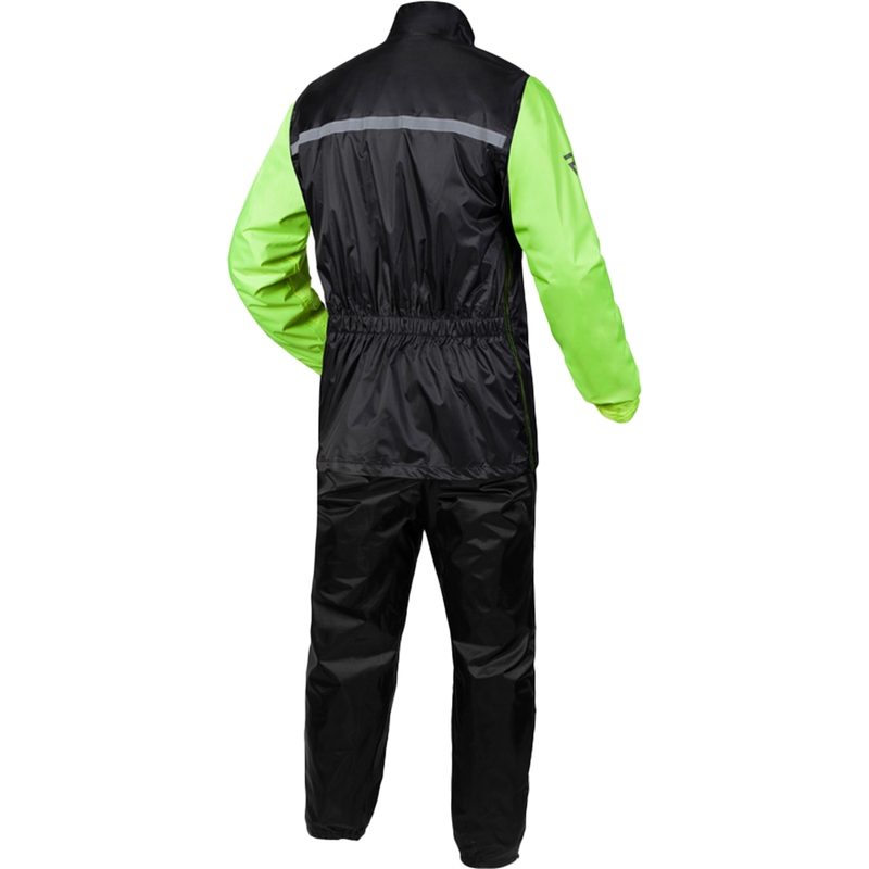 Chubasquero para moto Rebelhorn Rain amarillo fluo