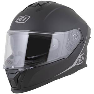 Casco integral de moto ZED K40 negro mate-gris oscuro