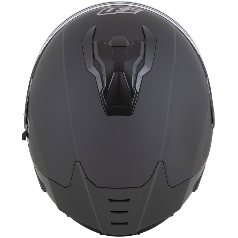 Casco integral de moto ZED K40 negro mate-gris oscuro