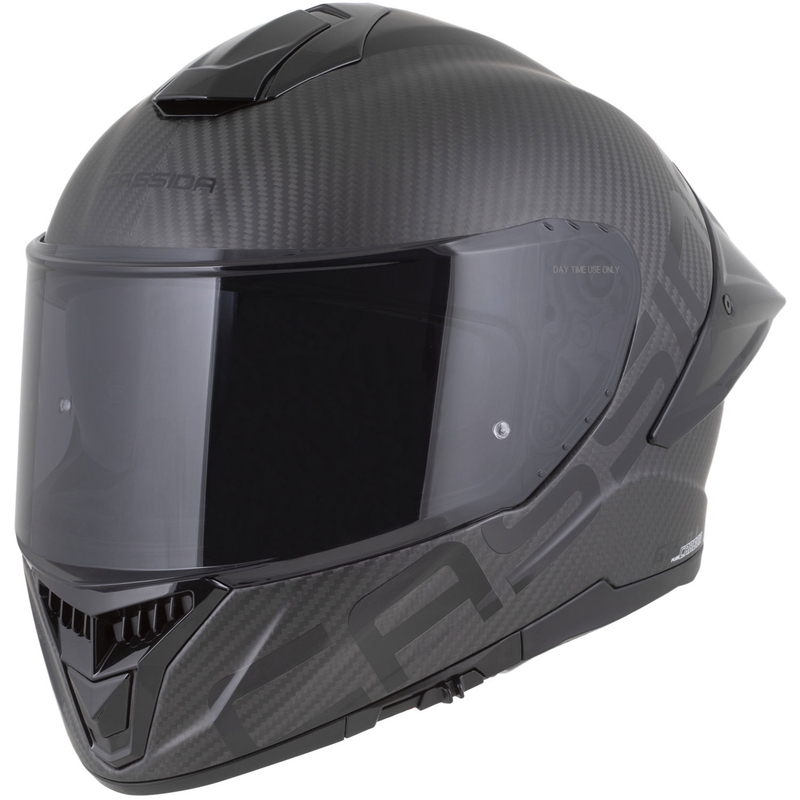 Casco integral de moto Cassida Integral GTS 2.1 Plus Carbon, color carbono mate, negro y blanco
