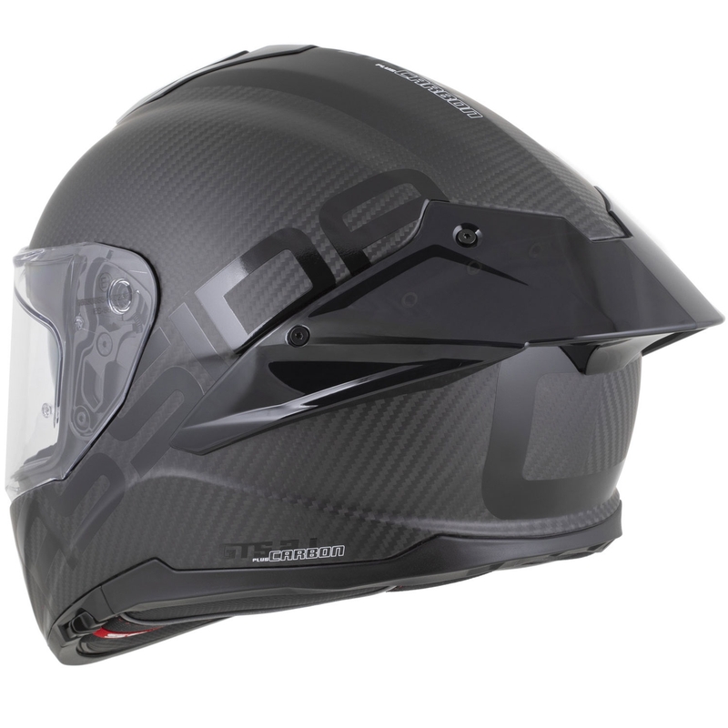 Casco integral de moto Cassida Integral GTS 2.1 Plus Carbon, color carbono mate, negro y blanco