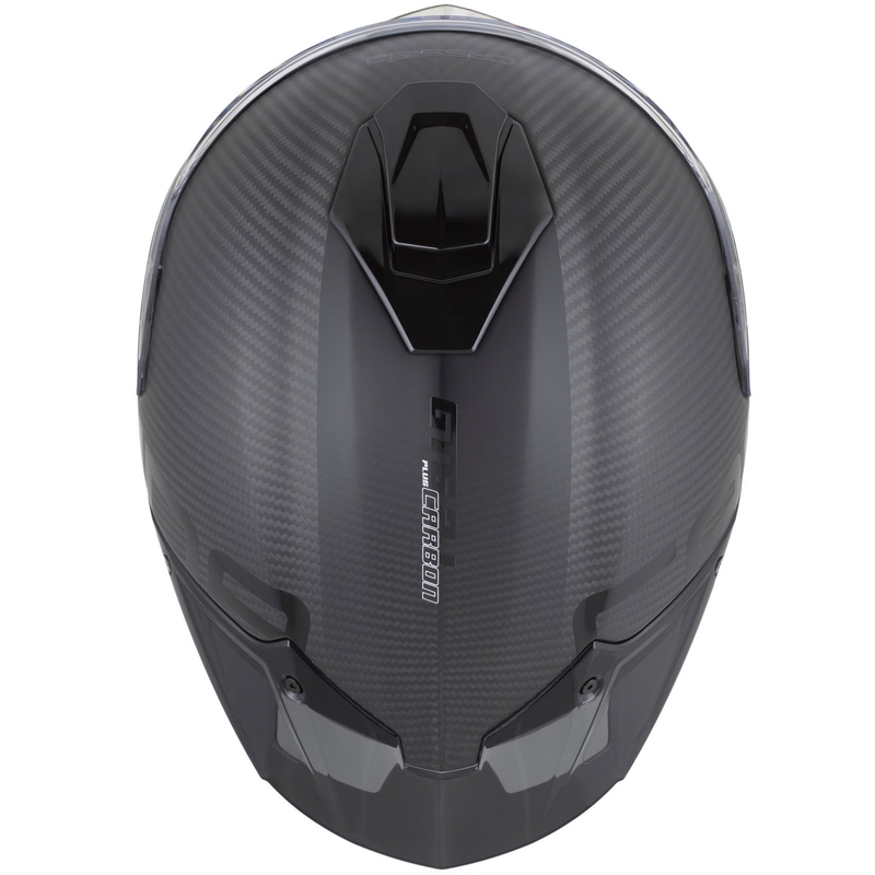 Casco integral de moto Cassida Integral GTS 2.1 Plus Carbon, color carbono mate, negro y blanco