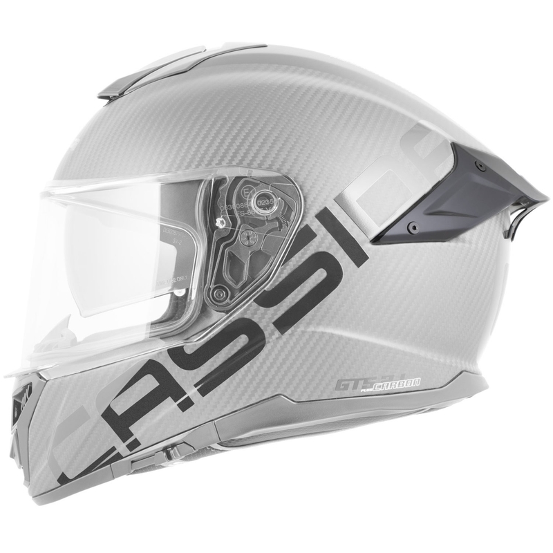 Casco integral de moto Cassida Integral GTS 2.1 Plus Carbon, color carbono mate, negro y blanco