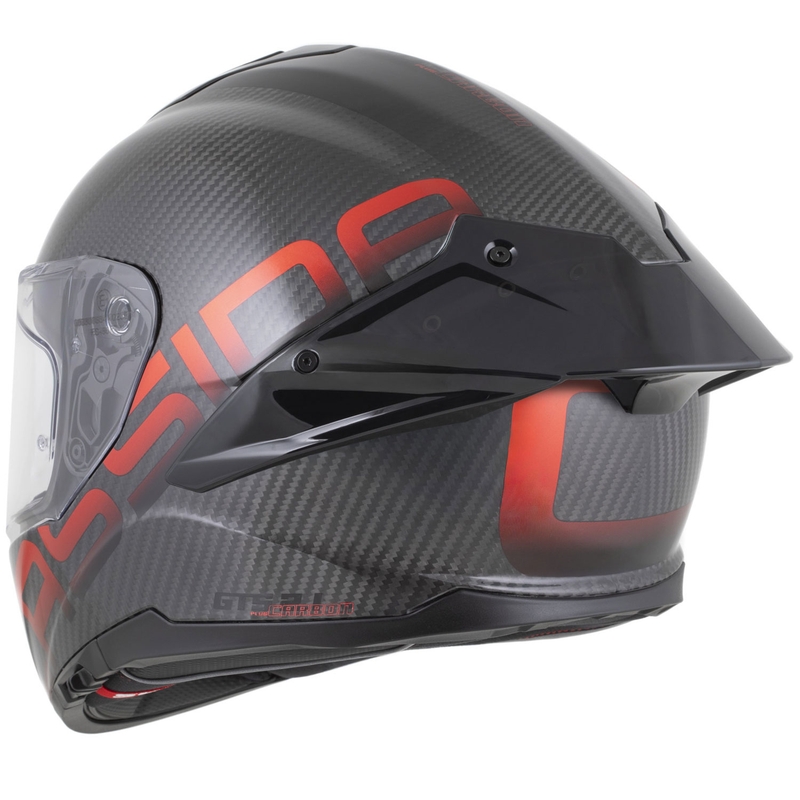 Casco integral de moto Cassida Integral GTS 2.1 Plus Carbon en color rojo carbono mate