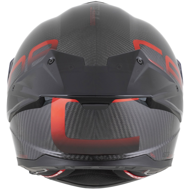 Casco integral de moto Cassida Integral GTS 2.1 Plus Carbon en color rojo carbono mate