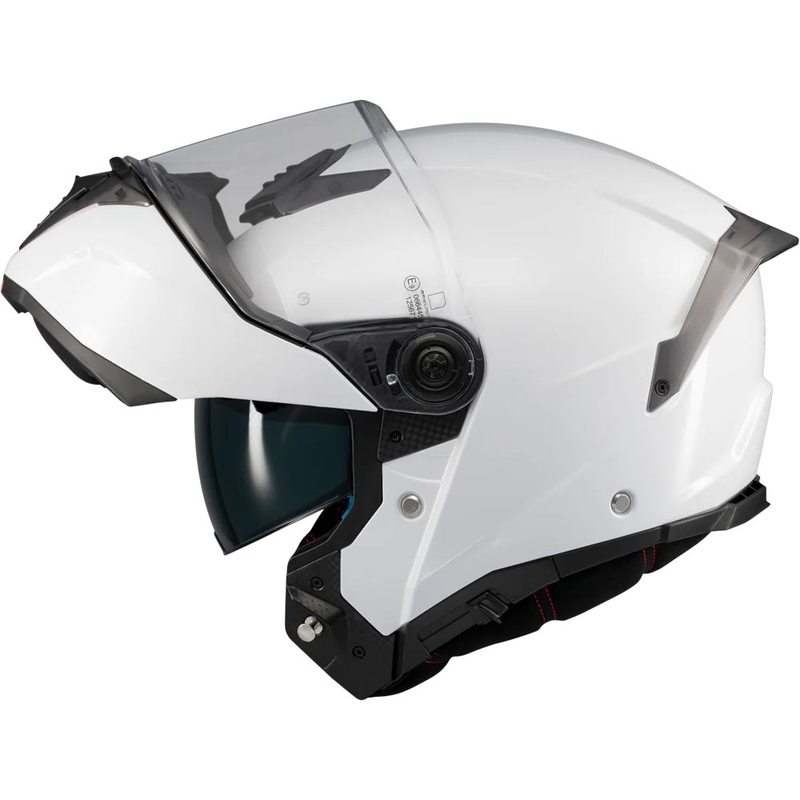 Casco de moto abatible MT Atom 2 SV Pure A0 blanco