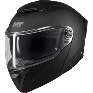 Casco de moto abatible MT Atom 2 SV Pure A1 negro mate