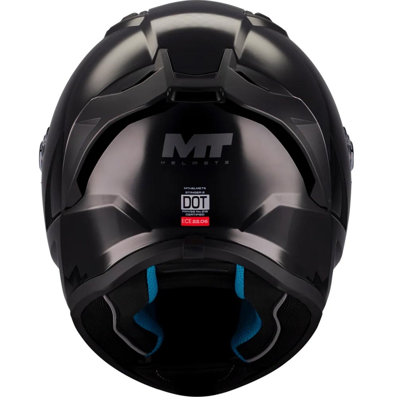 Casco integral de moto infantil MT Stinger 2 A1 negro mate
