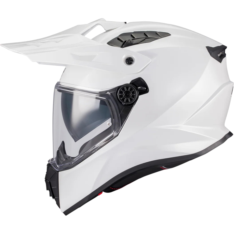 Casco de moto enduro MT Track SV Pure A0 blanco