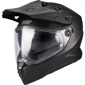 Casco de moto enduro MT Track SV Pure A1 negro mate